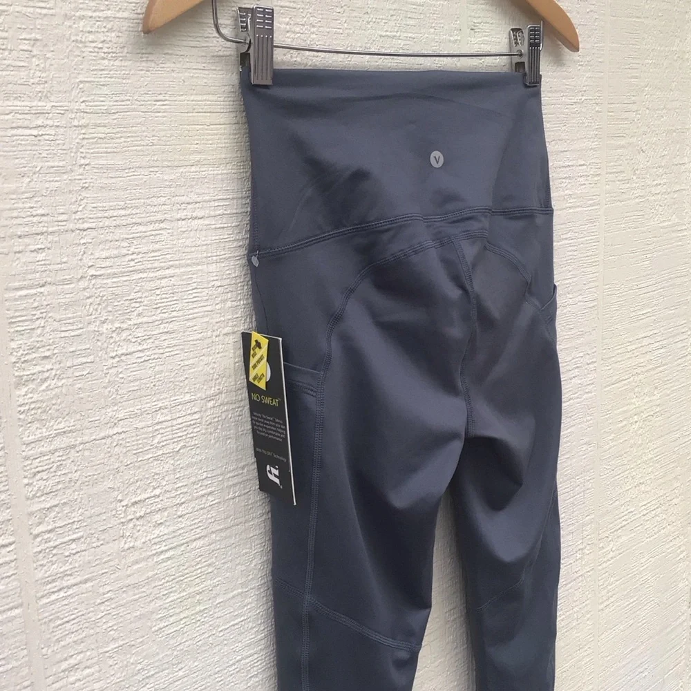 Velocity ankle leggings no sweat tru dry technology High-Waisted Gray Leggings